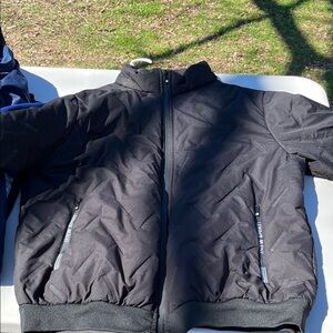 Men's Black Quilted Jacket